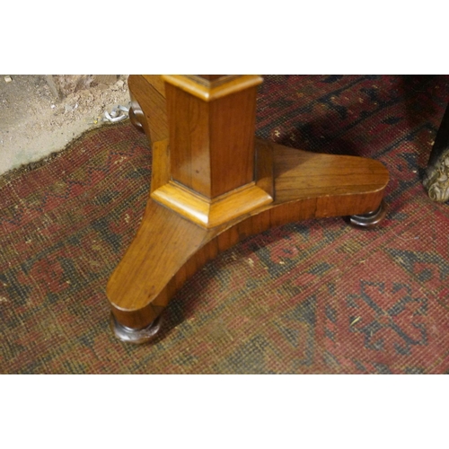 557 - Victorian rosewood occasional table, 73cm high.