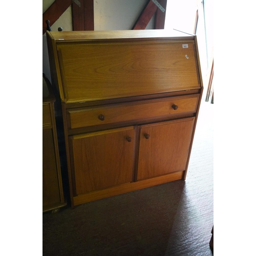 612 -  Sutcliffe Furniture teak bureau with fitted interior