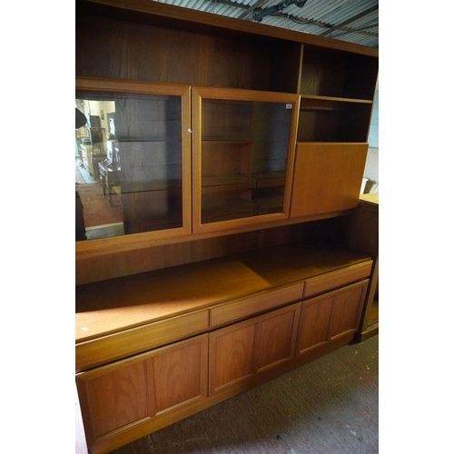 613 - Macintosh of Kirkcaldy Kelvin Living Range teak wall unit.