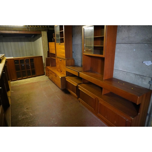 614 - McIntosh of Kirkcaldy, and other, retro side units, display units, sectional furniture, etc.