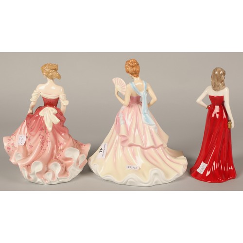 14 - Three Royal Doulton figurines to include Summer Ball HN5464, Gemma HN4669, and Stephanie HN4907(3)