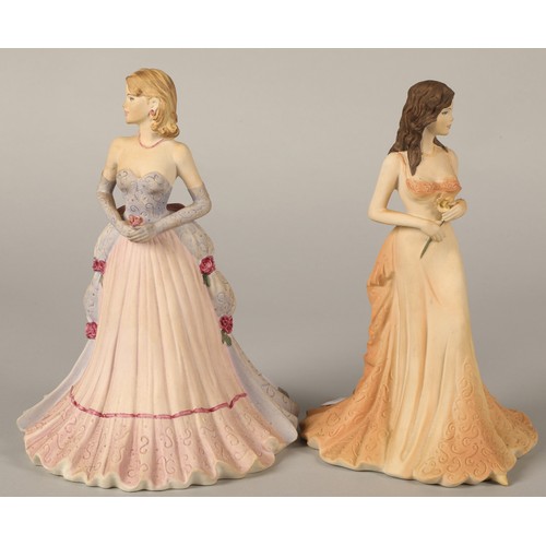 19 - Two Coalport Age of Elegance figurines to include Summer Saunter and Special Occasion(2)