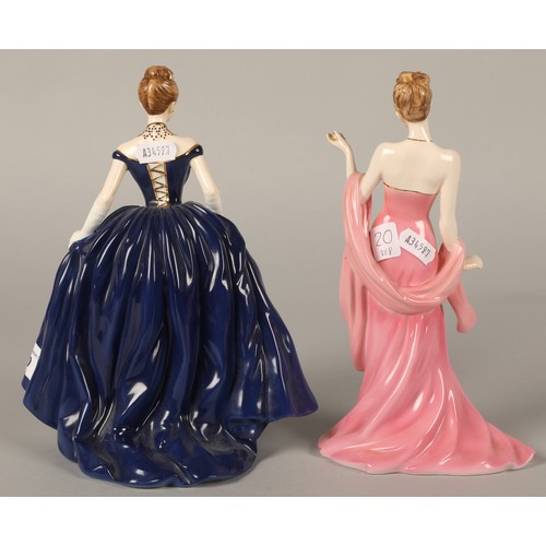 20 - Two Coalport figurines to include Midnight Debut and Mystique(2)