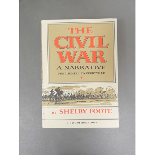 215 - FOOTE SHELBY.  The Civil War, A Narrative. The set of 3 vols. Pict. d.w. in slip case. 2010.... 