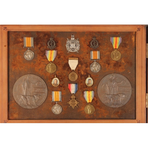 1207 - Family medal group to three recipients (father and two sons) to include the medals of Second Lieuten... 