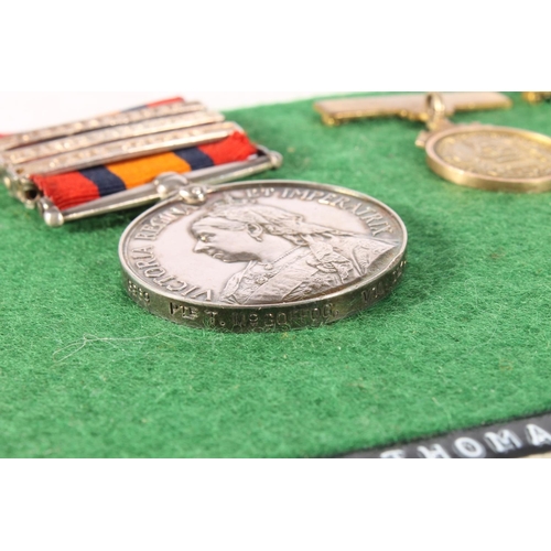 1075 - Medals of 6969 Private Thomas McGuffog of the 3rd Volunteer Battalion Kings Own Scottish Borderers K... 