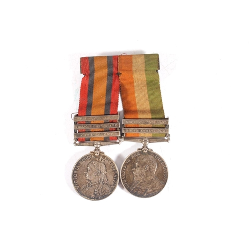 1078 - Medals of 6799 Private J Jack of the Royal Scots comprising Boer War Queens South Africa medal with ... 