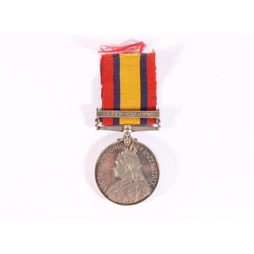 1081 - Medal of Captain J L Greig of the Kings Own Scottish Borderers KOSB comprising Boer War Queens South... 