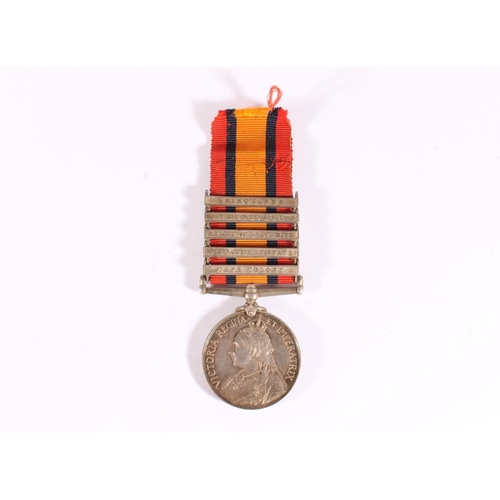 1084 - Medal of 3423 Private C Richardson of the 2nd Battalion East Surrey Regiment comprising Boer War Que... 