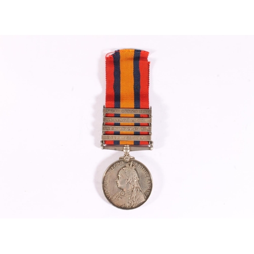 1086 - Medal of 67954 Driver T B Morrison of the 86th Battery Royal Field Artillery comprising Boer War Que... 