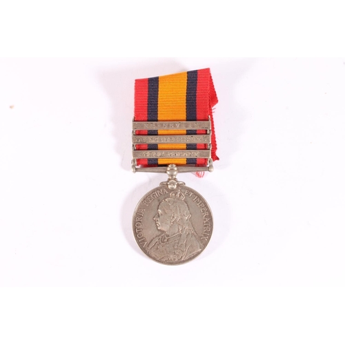 1089 - Medal of 26138 Trooper P Potgieter of the Kimberley Light Horse comprising Boer War Queens South Afr... 