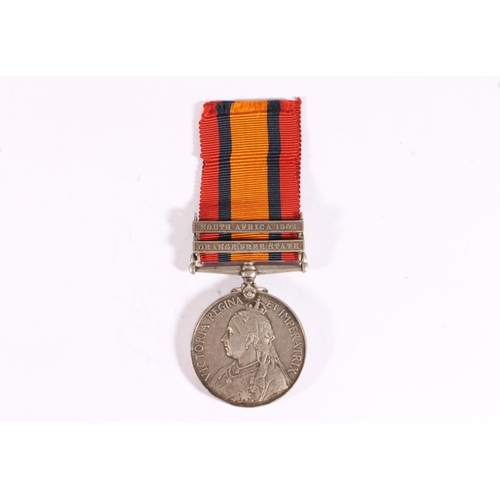 1092 - Medal of 2810 Private W Douglas of the King's Royal Rifle Corps comprising Boer War Queens South Afr... 