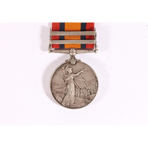 1092 - Medal of 2810 Private W Douglas of the King's Royal Rifle Corps comprising Boer War Queens South Afr... 