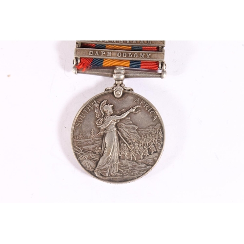 1093 - Medal of 5392 Private F Hastwell of the Northumberland Fusiliers comprising Boer War Queens South Af... 