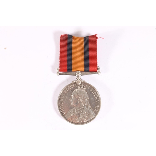 1099 - Medal of 3442 Private G Irving of the South Stafford Regiment comprising Boer War Queens South Afric... 