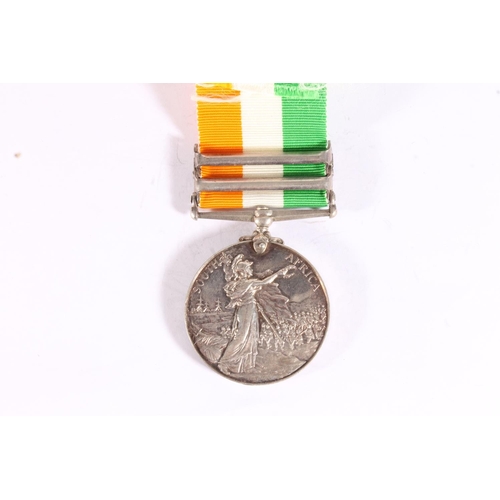 1102 - Medal of 8757 Private F Hooson of the Coldstream Guards comprising Boer War Kings South Africa medal... 