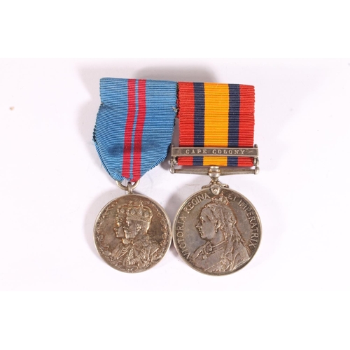 1105 - Medals of Lieutenant H Keswick of the King's Own Scottish Borderers KOSB comprising Boer War Queens ... 