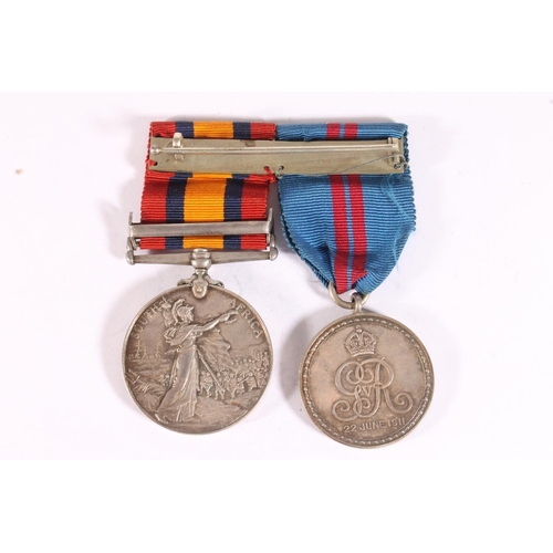 1105 - Medals of Lieutenant H Keswick of the King's Own Scottish Borderers KOSB comprising Boer War Queens ... 