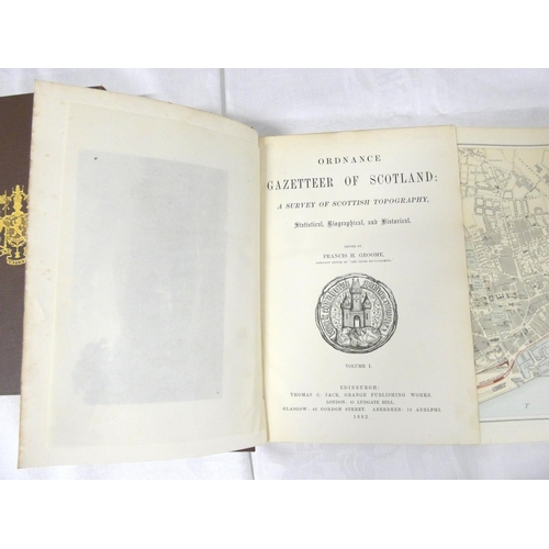 111 - GROOME F. H. (Ed).  Ordnance Gazetteer of Scotland. 6 vols. Fldg. & other col. maps &a... 