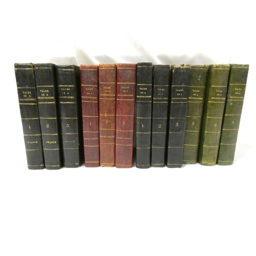 116 - (SCOTT SIR WALTER).  Tales of a Grandfather, Being Stories Taken from the History of France. 3 vols.... 