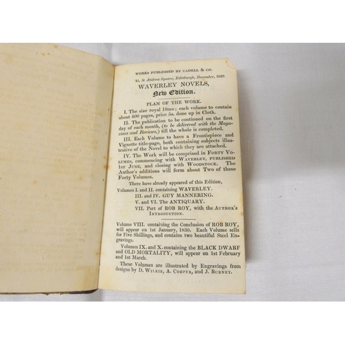 116 - (SCOTT SIR WALTER).  Tales of a Grandfather, Being Stories Taken from the History of France. 3 vols.... 