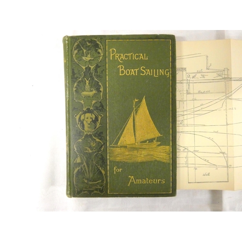 135 - DAVIES G. CHRISTOPHER.  Practical Boat Sailing for Amateurs. Fldg. plates & other illus. Nice pi... 