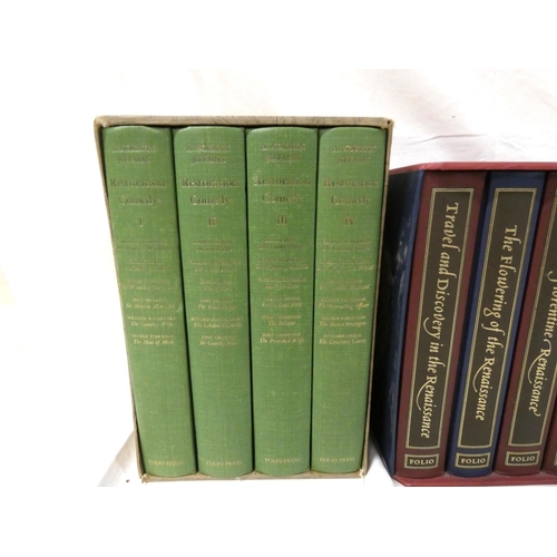 141 - Folio Society.   The Renaissance, 5 vols. in slip case (some adhesions to back of slip case); also R... 