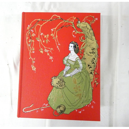 158 - Folio Society.  Andrew Lang, The Yellow Fairy Book, The Red Fairy Book and The Pink Fairy Book. 3 vo... 