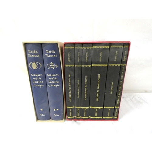 169 - Folio Society.  Ann Radcliffe, The Complete Novels, 6 vols. in slip case; also Keith Thoma... 