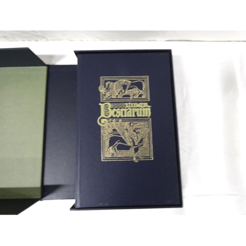 198 - Folio Society.   Lieber Bestiarum. Ltd ed. 147/2000. Col. facsimile vol. Small folio. Fine colour &a... 