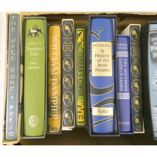 202 - Folio Society.  13 vols. in slip cases, travel & exploration.