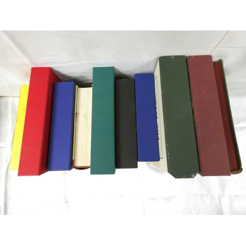 203 - Folio Society.  7 vols. in slip cases, Christmas Books & similar (some slip cases with adhesions... 