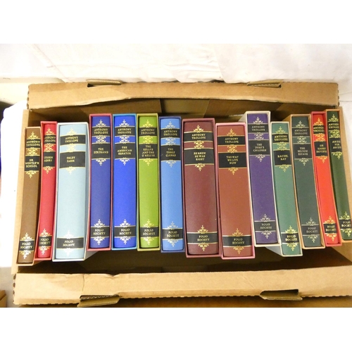 206 - Folio Society.  Anthony Trollope. 41 uniform vols. of the works in slip cases.... 