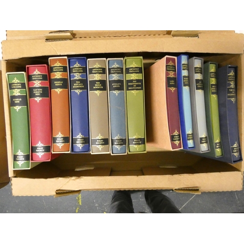 206 - Folio Society.  Anthony Trollope. 41 uniform vols. of the works in slip cases.... 