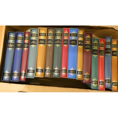 206 - Folio Society.  Anthony Trollope. 41 uniform vols. of the works in slip cases.... 