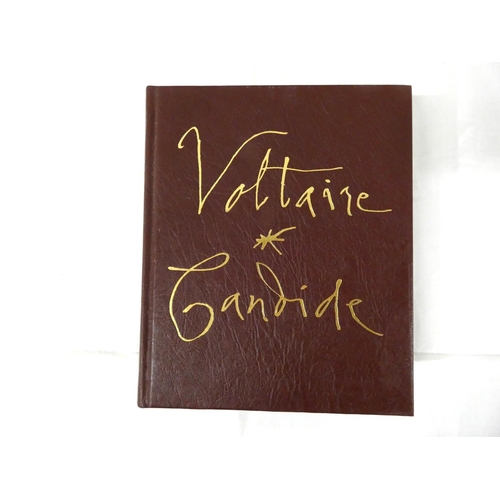 212 - Folio Society.   Voltaire, Candide or Optimism. Ltd. ed. 312/1000 signed by the illustrator, Quentin... 