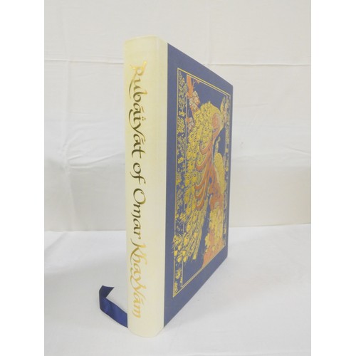 193 - Folio Society.  Rubaiyat of Omar Khayyam. Ltd. ed. 1000. Tipped in col. plates by Niroot Puttapipat ... 