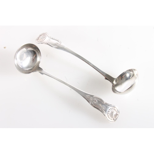 94 - Pair of George IV silver single struck toddy ladles by David Crichton Rait, Glasgow 1827, 71g. (2)