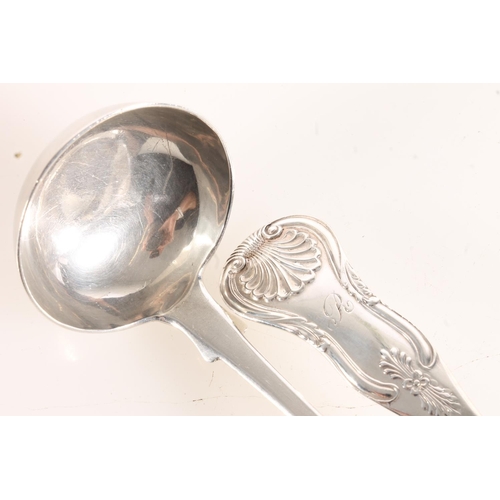 94 - Pair of George IV silver single struck toddy ladles by David Crichton Rait, Glasgow 1827, 71g. (2)