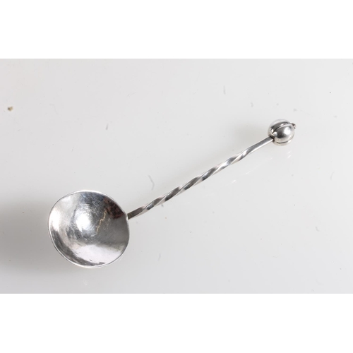 130 - Arts & Crafts silver spoon by Albert Edward Jones, Birmingham 1920, 18g.