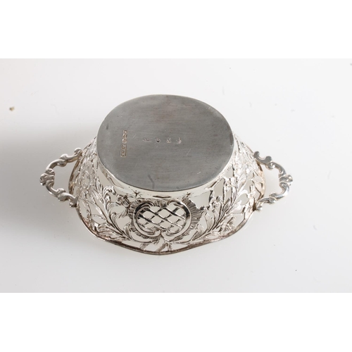 135 - Victorian silver bon bon dish of scallop shell form by Goldsmiths & Silversmiths Co (William Gibson ... 