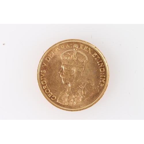 208 - CANADA King George V (1910-1935) gold ten dollar $10 coin 1913.