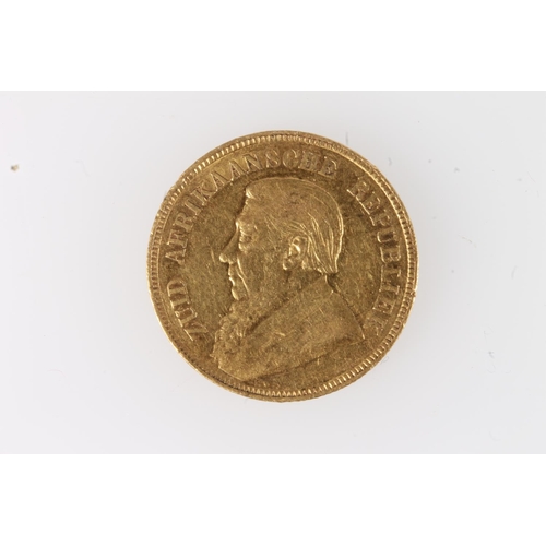 212 - SOUTH AFRICA gold one pond 1894.