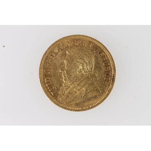 213 - SOUTH AFRICA gold half pond 1894.