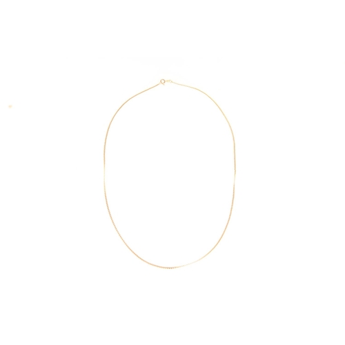 174 - 9ct gold neck chain, maker 'C&F', 6.4g.