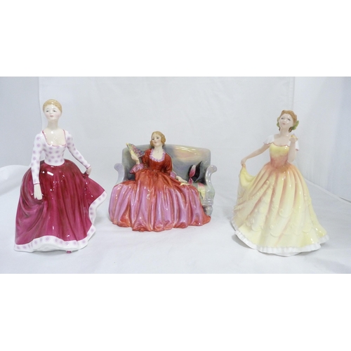 148 - Three Royal Doulton figures of 'Fiona', 'Deborah' and 'Sweet and Twenty', No 737560 (3) 