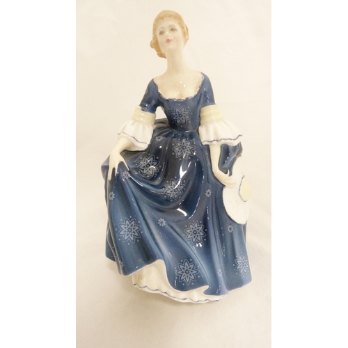 151 - Four Royal Doulton figures, 'Hilary' 'Buttercup', 'Simone' and Limited Edition figure of 'Jane Seymo... 