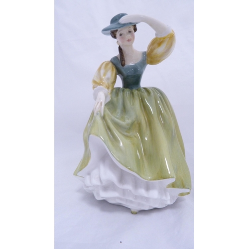 151 - Four Royal Doulton figures, 'Hilary' 'Buttercup', 'Simone' and Limited Edition figure of 'Jane Seymo... 