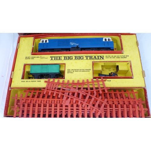 180 - Part boxed set Tri-ang The Big Train with track.