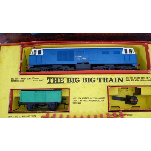 180 - Part boxed set Tri-ang The Big Train with track.